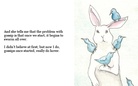 Bunnykin Remembers Mummy Bunny's Words.