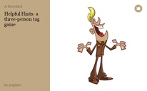 Helpful Hints: a three-person tag game