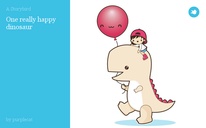 One really happy dinosaur