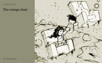 The orange chair