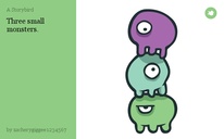 Three small monsters.