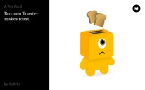Boxmen Toaster makes toast