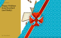 Happy Holidays from Storybird (and Binky)