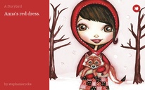 Anna's red dress.