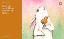 Roger the rabbit.My 1st storybird =] Enjoy...
