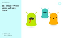 The battle between aliens and mice heros!