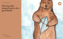 The bear who learned how to de a good friend