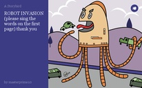 ROBOT INVASION (please sing the words on the first page) thank you