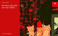 the three pig's that save the world?...