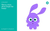 This is a story about Purple the bunny!