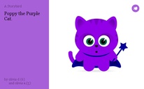 Poppy the Purple 
Cat.