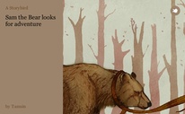 Sam the Bear looks for adventure