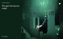 The girl who knows magic