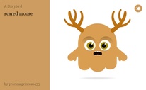 scared moose