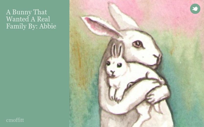 A Bunny That Wanted A Real Family By: Abbie