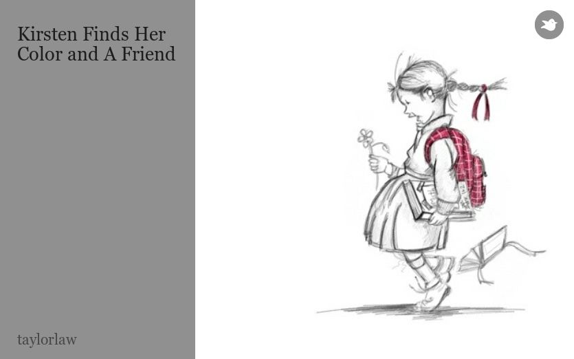 Kirsten Finds Her Color and A Friend
