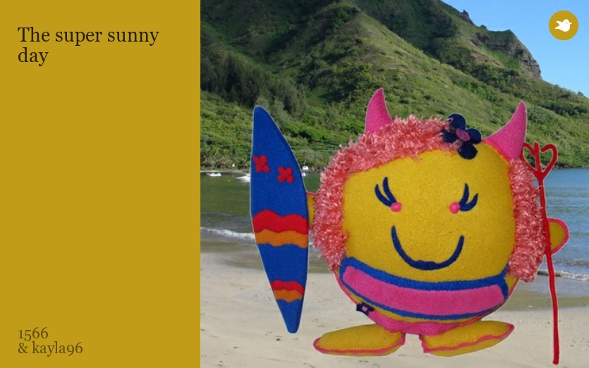 The super sunny day