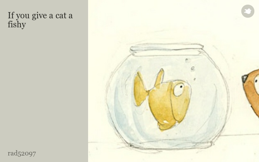 If you give a cat a fishy
