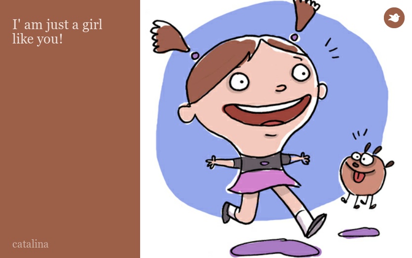 I' am just a girl like you!