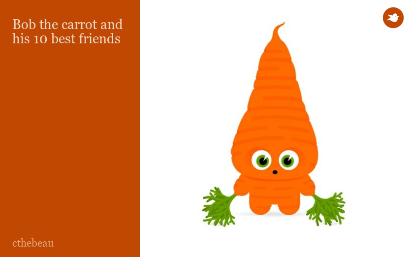 Bob the carrot and his 10 best friends