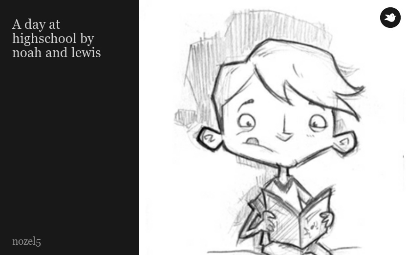 A day at highschool by noah and lewis