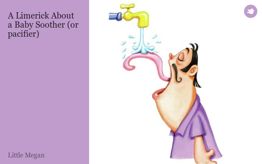 A Limerick About a Baby Soother (or pacifier)