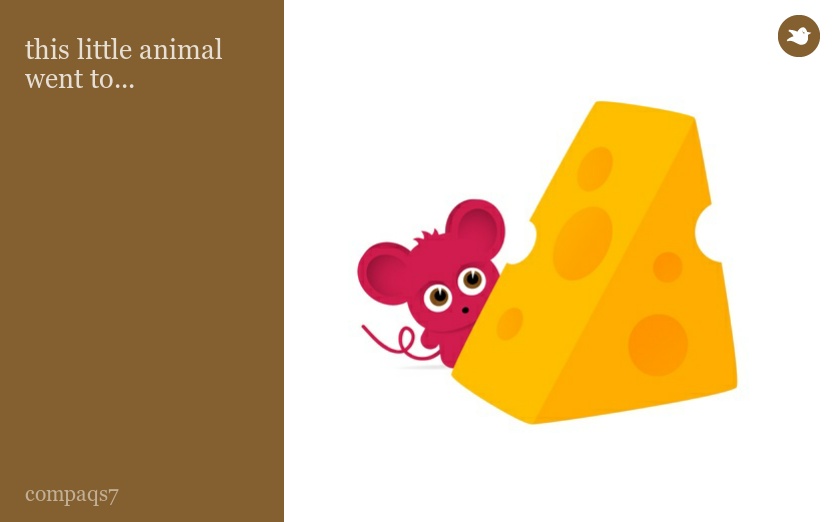 this little animal went to...