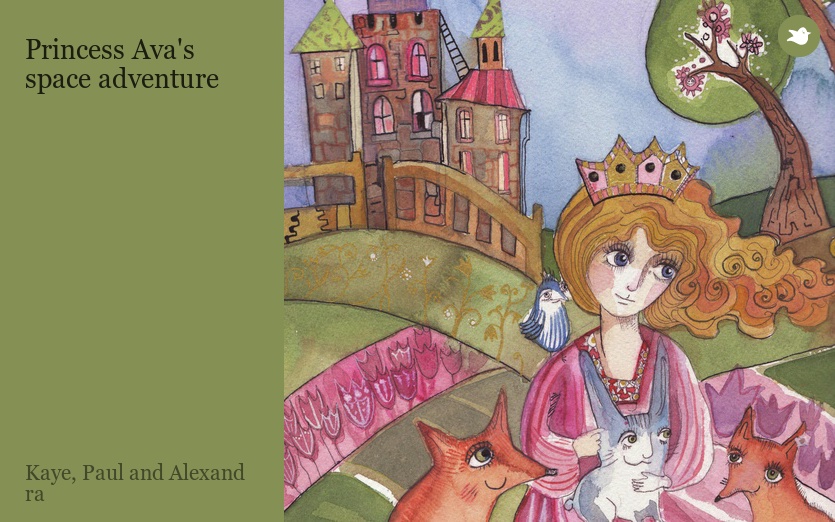 Princess Ava's space adventure