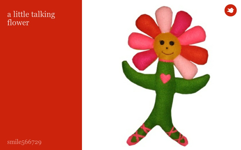 a little talking flower