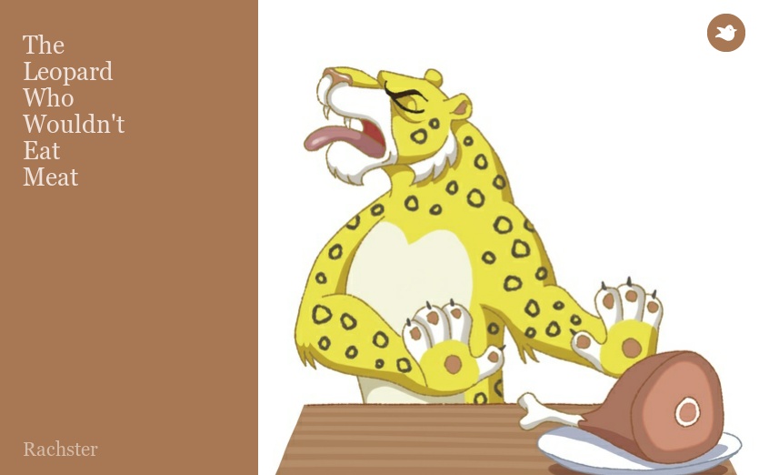 The 
Leopard 
Who 
Wouldn't 
Eat 
Meat