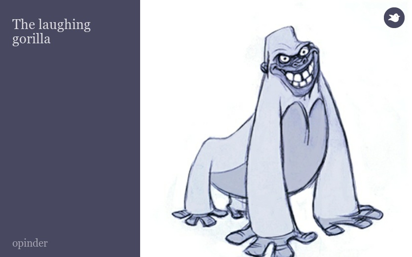 The laughing gorilla