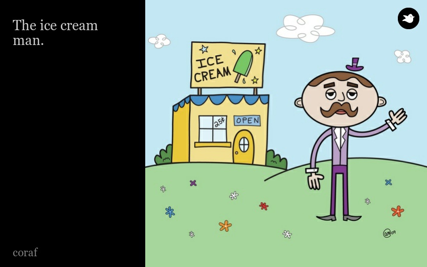 The ice cream man.