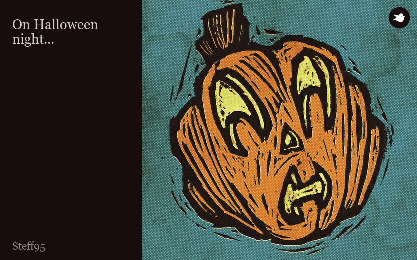 On Halloween night...
