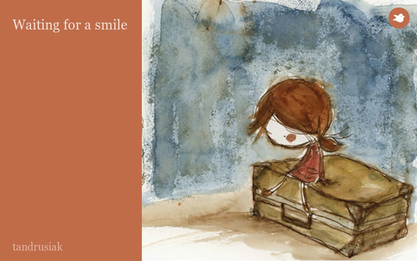 Waiting for a smile