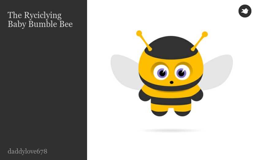 The Ryciclying Baby Bumble Bee