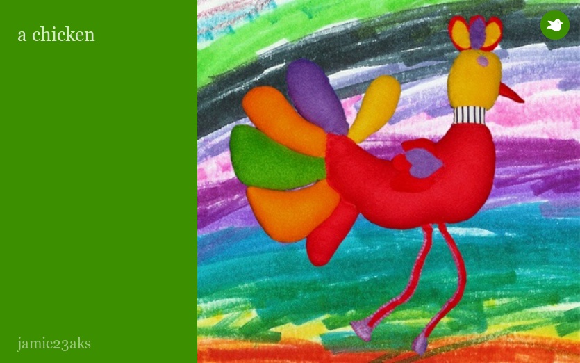 a chicken