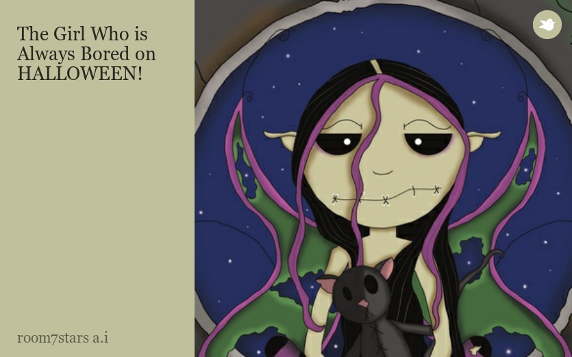 The Girl Who is Always Bored on HALLOWEEN!