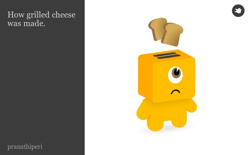 How grilled cheese was made.