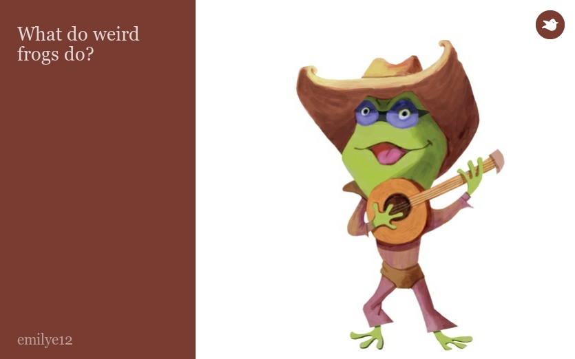 What do weird frogs do?