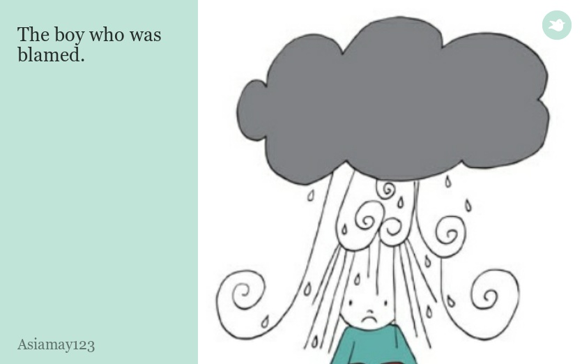 The boy who was blamed.