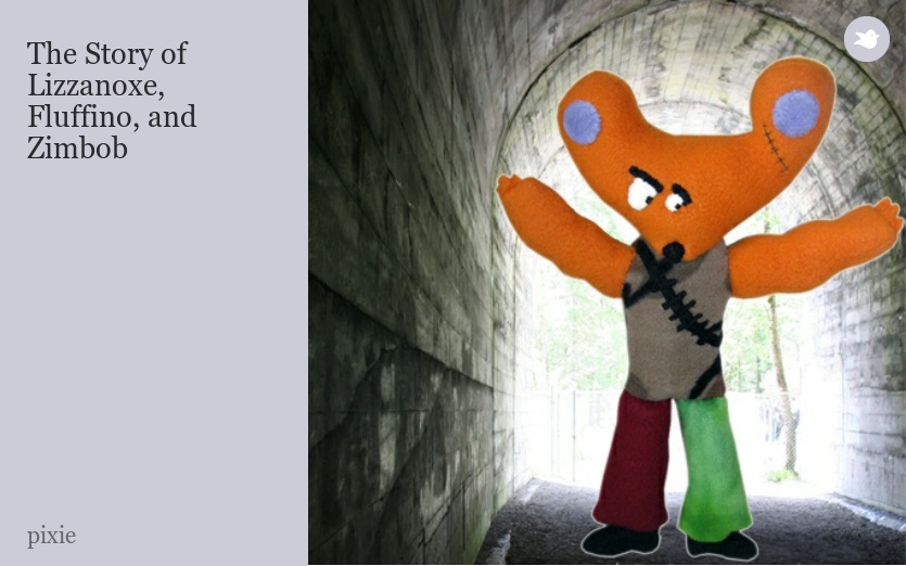 The Story of Lizzanoxe, Fluffino, and Zimbob