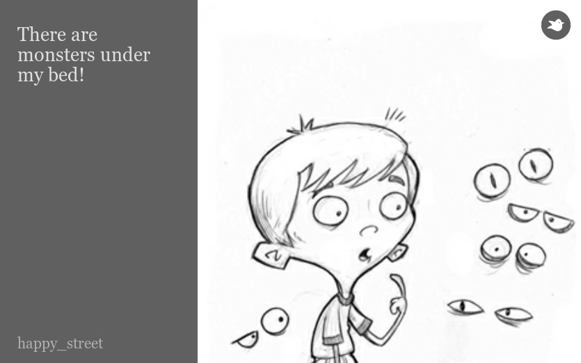 There are monsters under my bed!