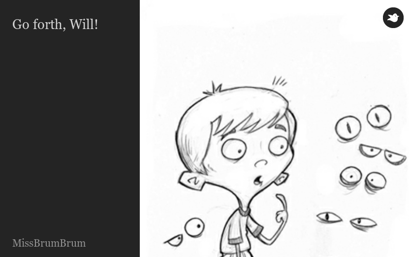 Go forth, Will!