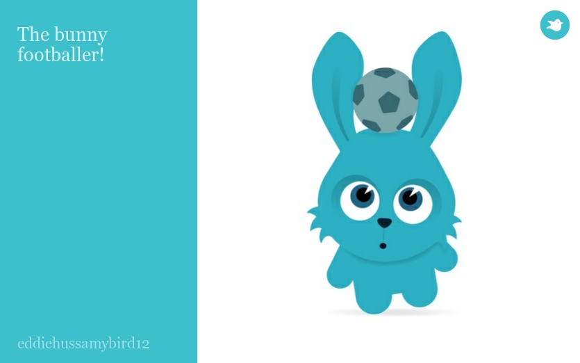 The bunny footballer!