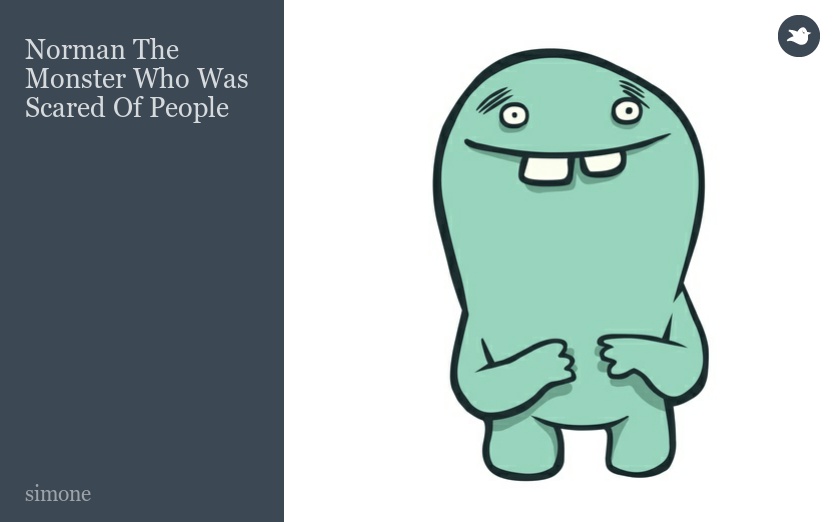 Norman The Monster Who Was Scared Of People