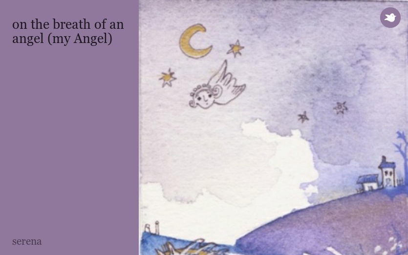 on the breath of an angel (my Angel)