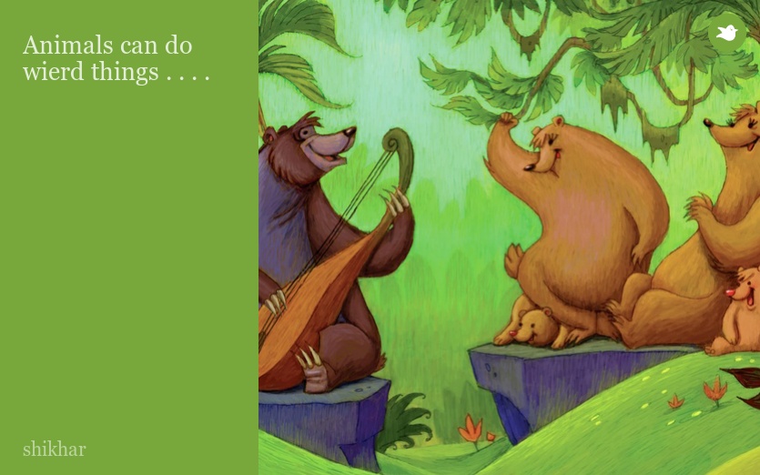 Animals can do wierd things . . . .