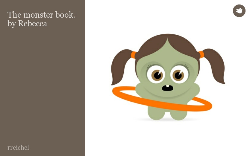The monster book. by Rebecca