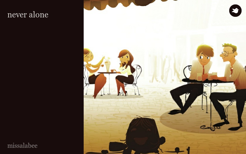 never alone