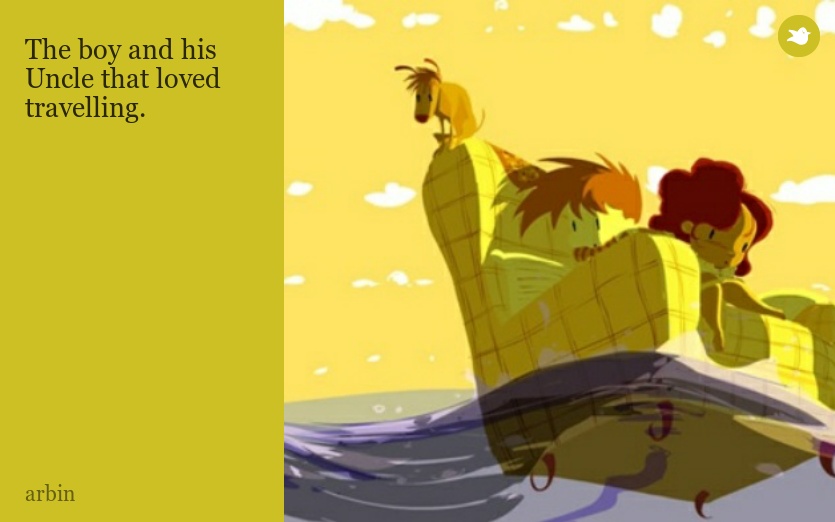 The boy and his Uncle that loved travelling.